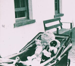 My Teddy was loved as much as Cloy my black dole Daddy brought me from Africa