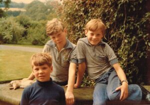 Prue-s sons in Australia Johny Andrew and James